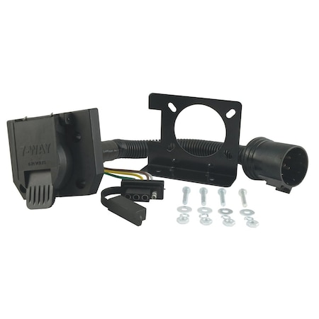 Sunbelt Wiring Socket, 7-way and 4-way Combo 8.55" x7.6" x3.75" A-B1CM55774